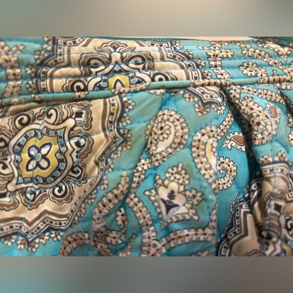 Vera Bradley‎ Frannie Turquoise Crossbody Bag with Paisley Design - Picture 11 of 16